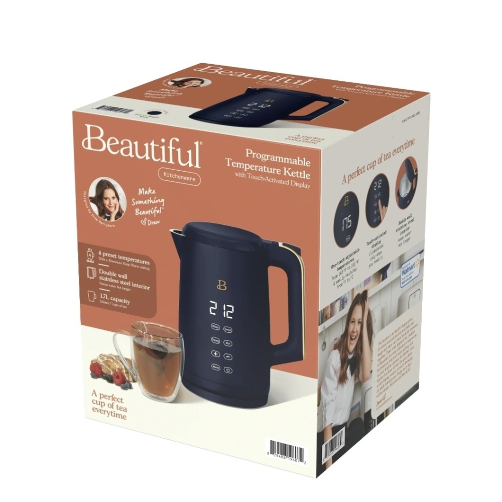 Beautiful By Drew Programmable Electric Tea Kettle BRAND NEW IN BOX!
